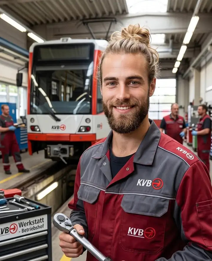 KI-Foto im Firmen-Look aus der KI-Fotobox