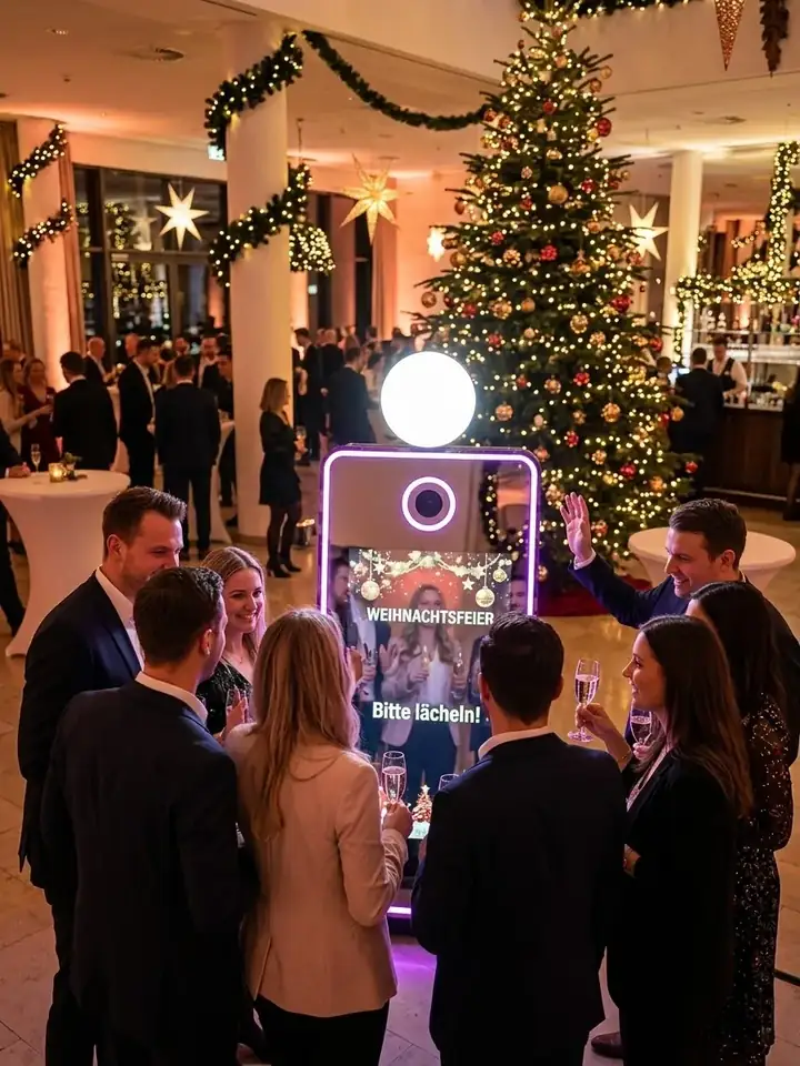 Fotobox auf der Weihnachtsfeier